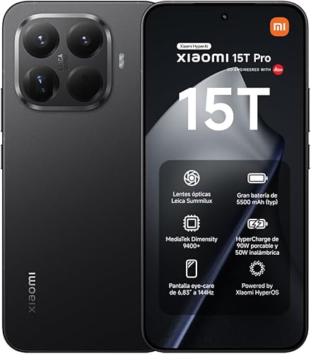 Xiaomi 15T Pro con 12GB RAM, 512GB de almacenamiento y lente Leica Summilux