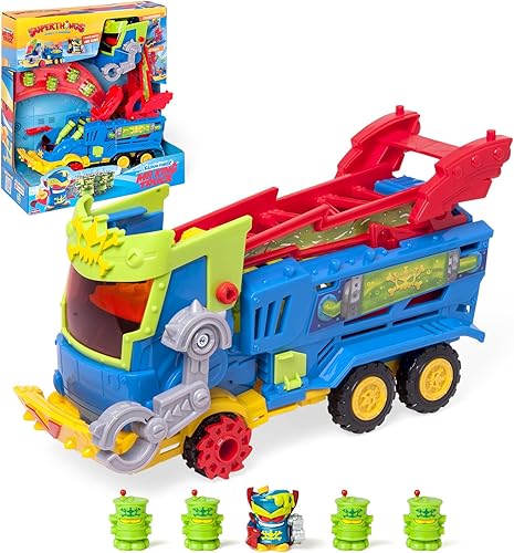 Camión Mr. King Truck de SuperThings Kazoom Power con figuras exclusivas y lanzador