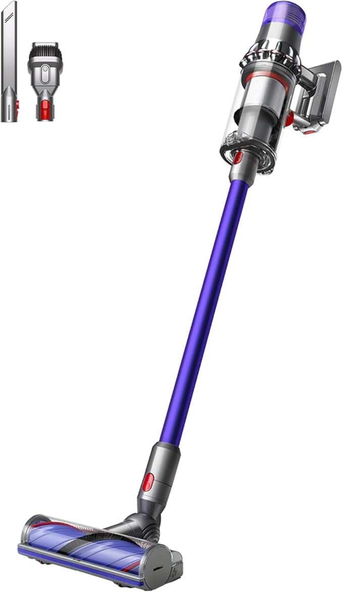 Dyson V11 Advanced aspiradora vertical sin cable níquel/morado, máxima potencia y autonomía