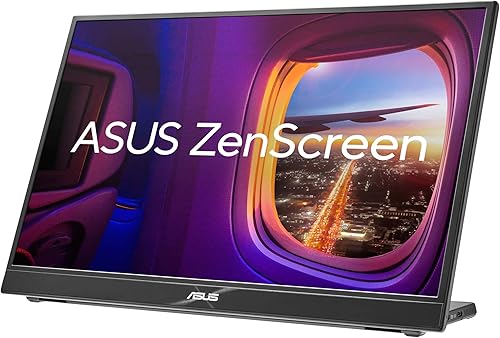 Monitor portátil ASUS ZenScreen MB16QHG de 16 pulgadas con 120 Hz y resolución WQXGA