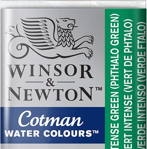 Winsor & Newton Cotman acuarela en pastilla Verde Intenso (Verde Ftalo)