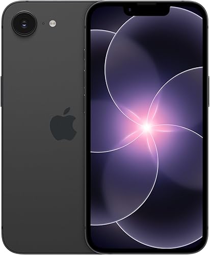 Apple iPhone 17e 256 GB Negro con chip A19 y cámara Fusion de 48 Mpx