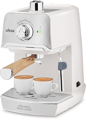 Ufesa CE7238 Cream Cafetera Expresso y Capuccino