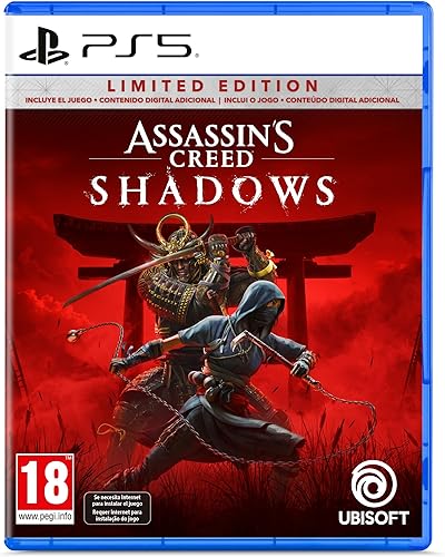 Assassin's Creed Shadows Limited Edition para PS5 con el Pack de personaje Sekiryu