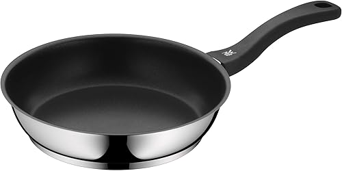 Sartén antiadherente WMF Devil de 24 cm en acero inoxidable Cromargan para inducción