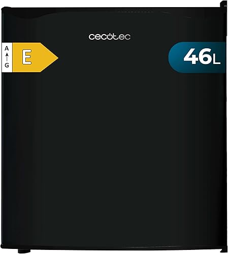 Cecotec GrandCooler 20000 SilentCompress Black E, frigorífico mini de 46 litros y bajo nivel sonoro