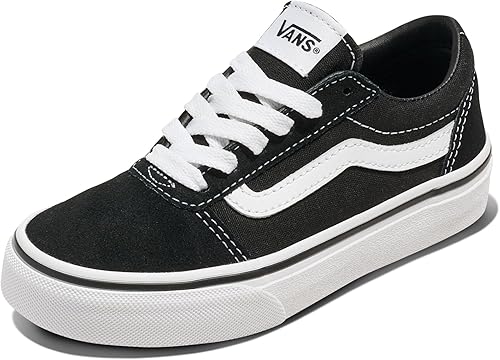 Vans Ward, Zapatillas Unisex Niños, Black and White, 38 EU