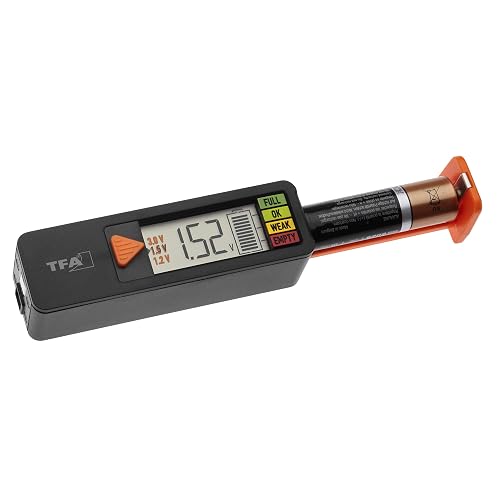 Comprobador de batería TFA Dostmann 98.1126.01 para pilas AAA, AA, C, D y de botón