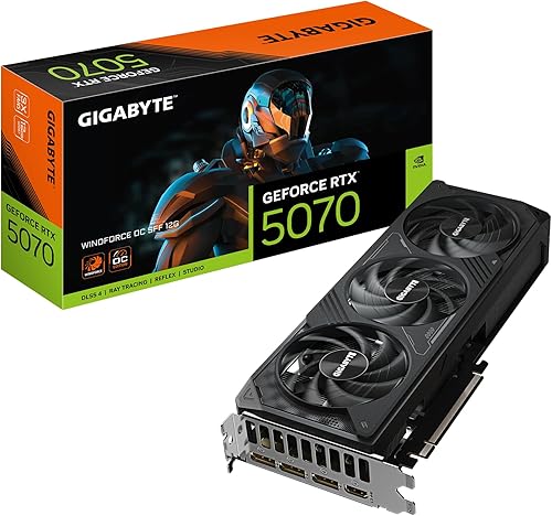 Gigabyte GeForce RTX 5070 WINDFORCE OC SFF 12G: rendimiento de última generación con 12GB GDDR7 y DLSS 4
