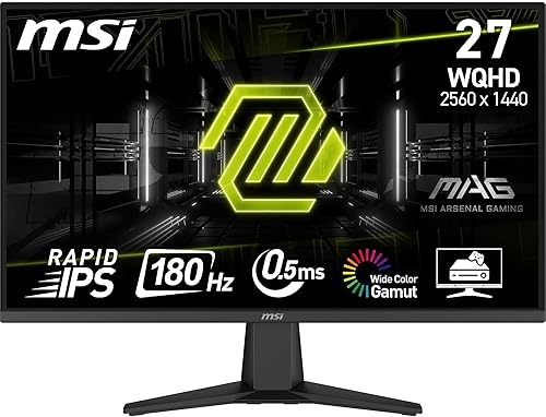 MSI MAG 275QF monitor gaming 27" WQHD IPS 180Hz, 0.5ms, HDR, ahora con precio mínimo histórico