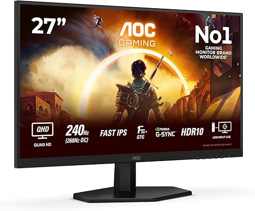 AOC Q27G42ZE: monitor gaming QHD de 27 pulgadas con 260Hz y panel Fast IPS
