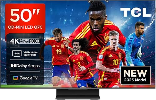 TCL 50Q7C 50" QD-Mini LED, 4K HDR Premium