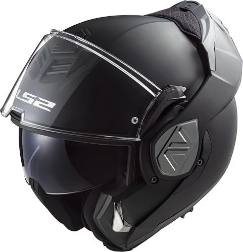 Casco modular LS2 FF906 Advant Solid Black Mat talla M con doble homologación P/J