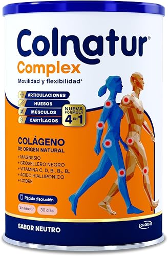 Colnatur Complex Neutro 324g: colágeno con magnesio y vitamina C para tus articulaciones