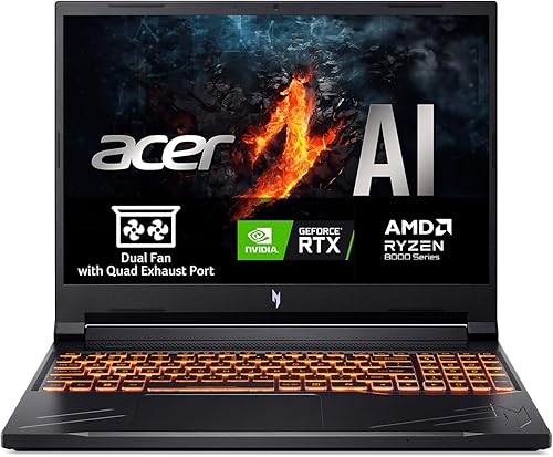 Acer Nitro V 16 ANV16-41-R68V portátil gaming con Ryzen 7 y RTX 4060, pantalla 165Hz