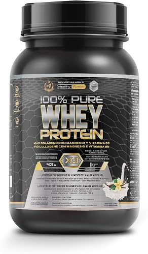 Proteína de suero Healthy Fusion con colágeno, magnesio y vitamina B6 de 1 kg