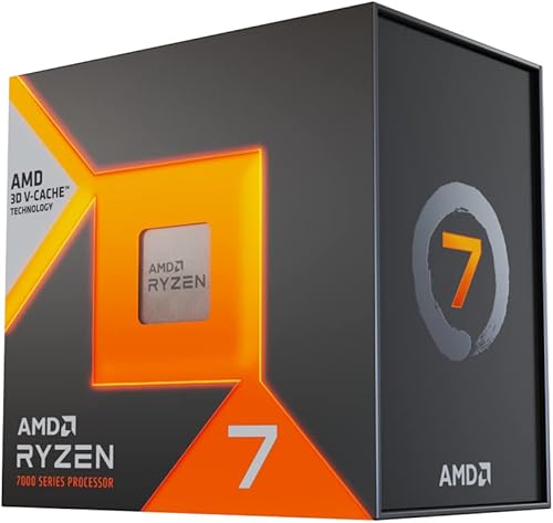 AMD Ryzen 7 7800X3D con tecnología 3D V-Cache, 8 núcleos, 16 hilos, hasta 5.0 GHz, 104 MB caché, socket AM5