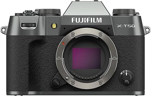 Fujifilm X-T50 solo cuerpo charcoal con sensor de 40,2 MP y estabilización avanzada