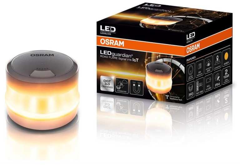 Baliza de emergencia Osram LEDguardian ROAD FLARE Signal V16 IoT Homologada DGT 3.0