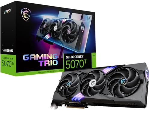 MSI GeForce RTX 5070 Ti Gaming Trio OC 16GB: rendimiento extremo y refrigeración avanzada para gaming y creación de contenido