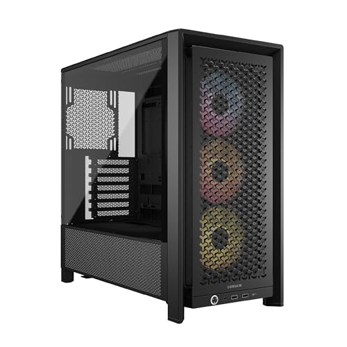 Corsair Frame 4000D RS ARGB caja modular ATX mid-tower con alto flujo de aire y ventiladores RGB