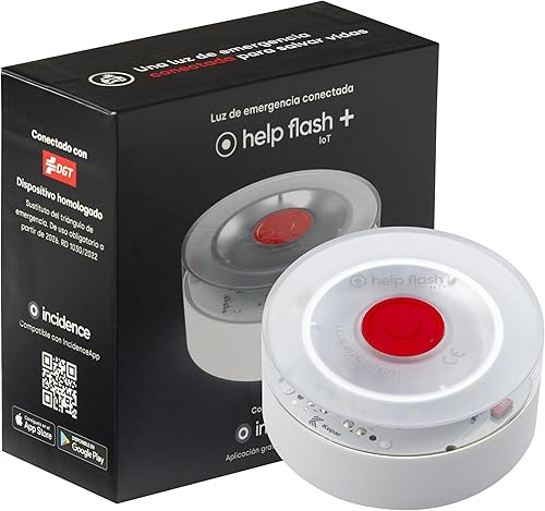 Help Flash IoT+ Luz de Emergencia V16 con Geolocalización y 250 candelas