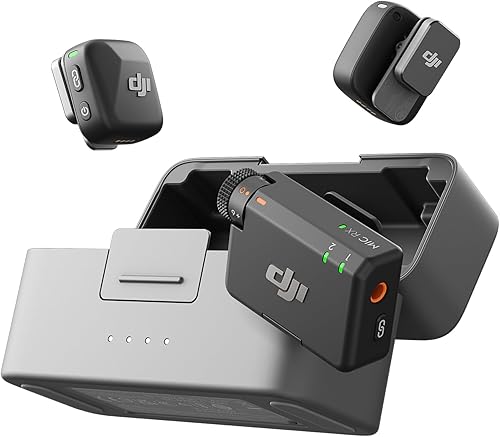DJI Mic Mini micrófono inalámbrico profesional con 2 transmisores y estuche de carga