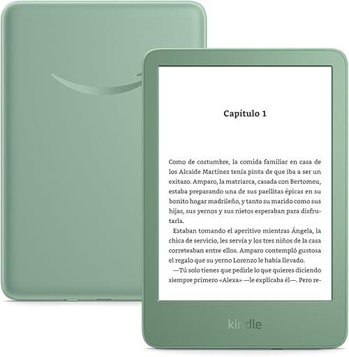 Amazon Kindle 6" Verde Matcha con pantalla 25% más brillante y 6 semanas de batería