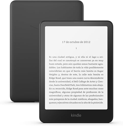 Amazon Kindle Paperwhite 16 GB negro con pantalla de 7 pulgadas y resistencia al agua
