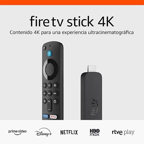 Amazon Fire TV Stick 4K con Wi-Fi 6, Dolby Vision y audio Dolby Atmos