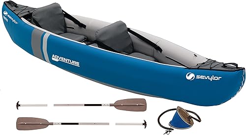 Sevylor Adventure Kit Canoa Hinchable para 2 personas, azul