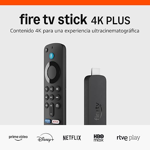 Amazon Fire TV Stick 4K Plus con Wi-Fi 6, Dolby Vision y audio Dolby Atmos