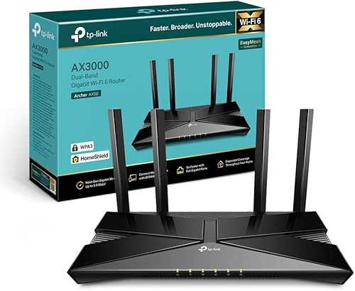 TP-Link Archer AX58: Router WiFi 6 AX3000 con doble banda y latencia ultrabaja