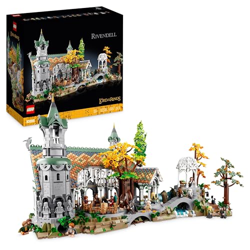 LEGO Icons El Señor de los Anillos Rivendell 10316: maqueta de 6.167 piezas y 15 minifiguras