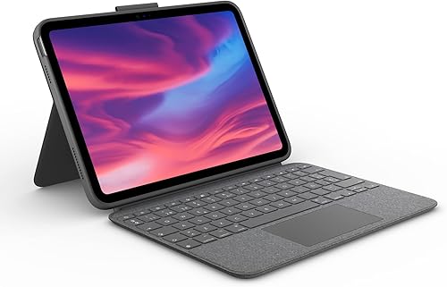 Logitech Combo Touch funda con teclado extraíble para iPad 10ª generación y A16 - Gris QWERTY ESP
