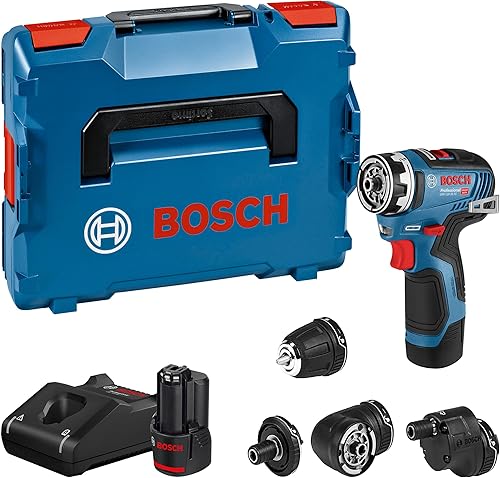 Bosch Professional GSR 12V-35 FC FlexiClick System con 2 baterías 3.0Ah