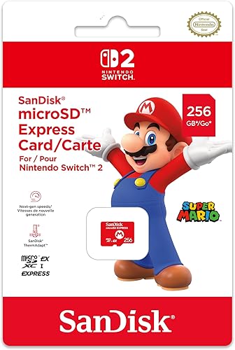 sandisk microsd express card para nintendo switch 2 al mejor precio