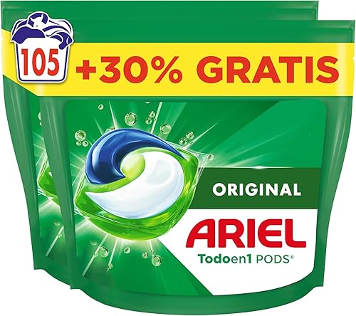 Ariel Todo En 1 PODS Detergente Líquido Para Lavadora 105 Cápsulas/Pastillas