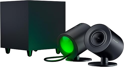 Razer Nommo V2 Altavoces gaming 2.1 para PC con subwoofer negro