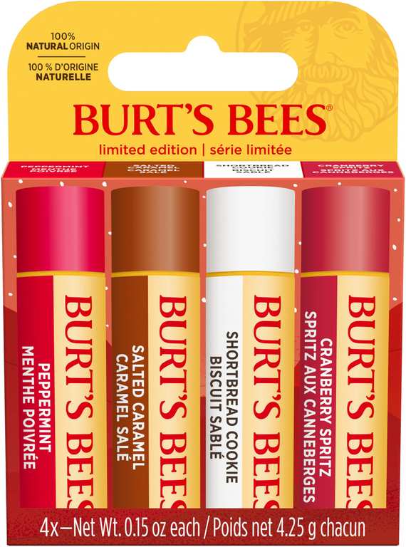 Burt's Bees Set de bálsamos labiales hidratantes
