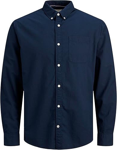 Jack & Jones Jjeoxford Shirt L/S S21 Noos camisa Navy Blazer XXL