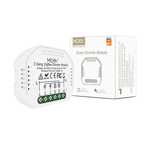 Moes Smart Alexa regulador de luz, módulo relé e interruptor inalámbrico LED
