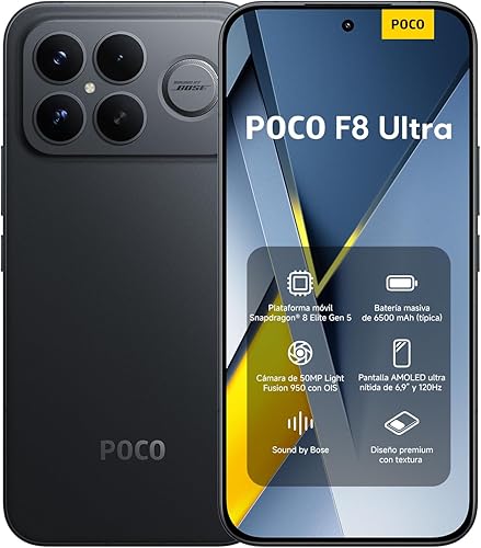 Xiaomi POCO F8 Ultra 16GB+512GB a 749,99€ - Snapdragon 8 Elite Gen 5
