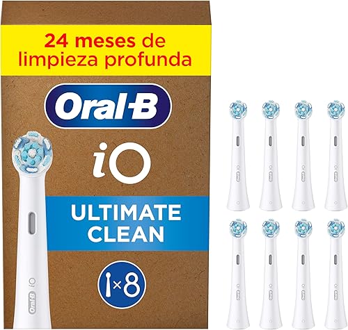 Oral-B Series iO Ultimate Clean cabezales de recambio originales pack de 8