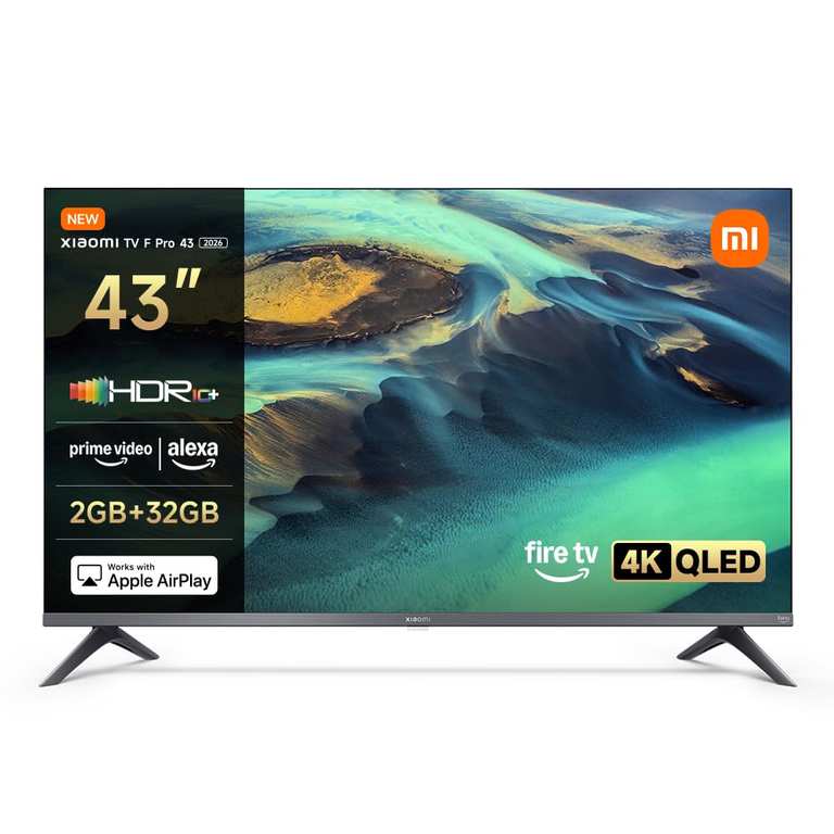 XIAOMI TV F Pro 43 4K UHD QLED con Fire TV y Alexa integrada