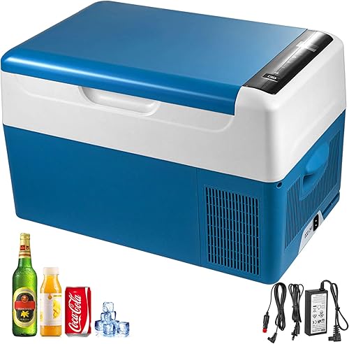 Vevor Nevera portátil eléctrica 12/24 V 22L black para camping