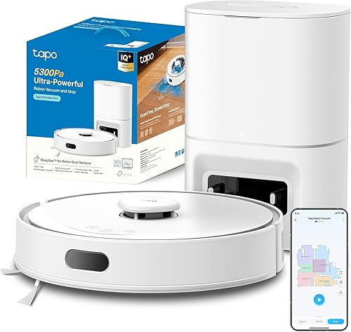 Tapo RV30 Max Plus robot aspirador 5300Pa con base autovaciado a 169,99€