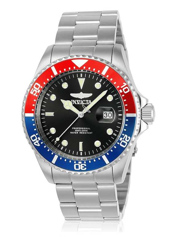 Invicta Pro Diver reloj de cuarzo para hombre con caja y correa de acero inoxidable 43 mm
